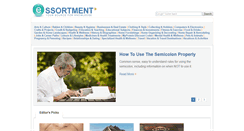 Desktop Screenshot of essortment.com